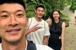 清凉一夏！刘殿座与韩鹏飞夫妇一同出游：大飞水耍耍