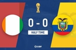 半场-科特迪瓦0-0厄瓜多尔 阿格巴杜接连送礼，厄瓜多尔两中横梁